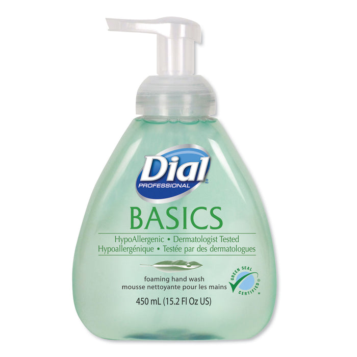 Basics Foaming Hand Soap, Honeysuckle, 15.2 oz Pump Bottle