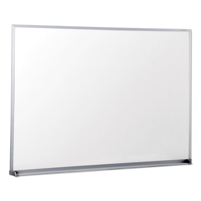 Dry Erase Board, Melamine, 48 x 36, Satin-Finished Aluminum Frame