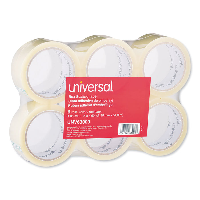 General-Purpose Box Sealing Tape, 3" Core, 1.88" x 60 yds, Clear, 6/Pack