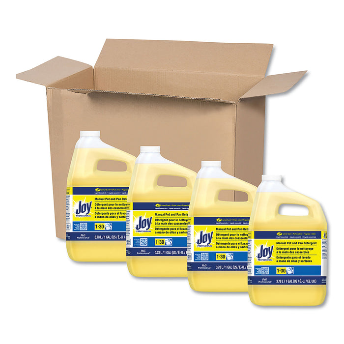 Dishwashing Liquid, Lemon Scent, One Gallon Bottle, 4/Carton