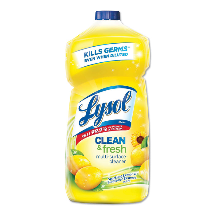 Clean and Fresh Multi-Surface Cleaner, Sparkling Lemon and Sunflower Essence Scent, 40 oz Bottle
