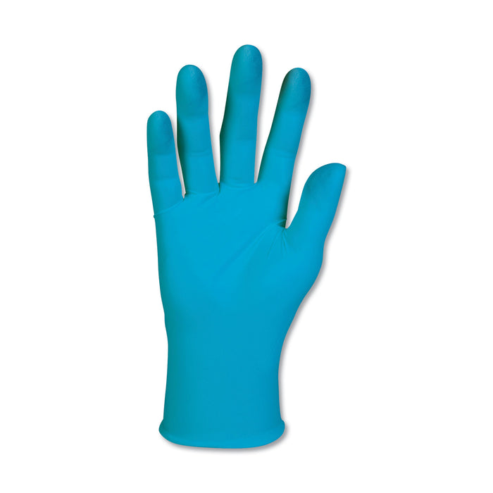 G10 Blue Nitrile Gloves, Powder-Free, Blue, 242 mm Length, X-Large, 90/Box