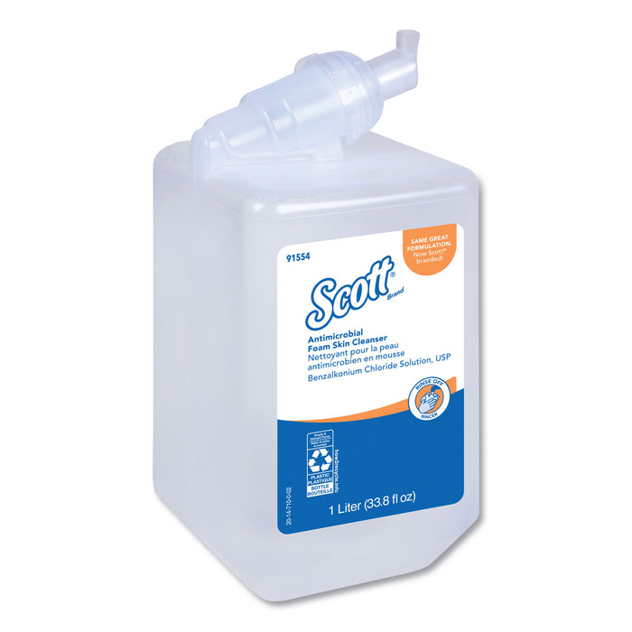 Control Antimicrobial Foam Skin Cleanser, Fresh Scent, 1000 mL Bottle