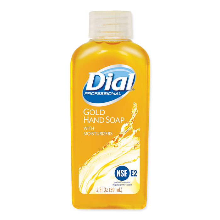 Gold Antimicrobial Liquid Hand Soap, Floral Fragrance, 2 oz Bottle, 48/Carton