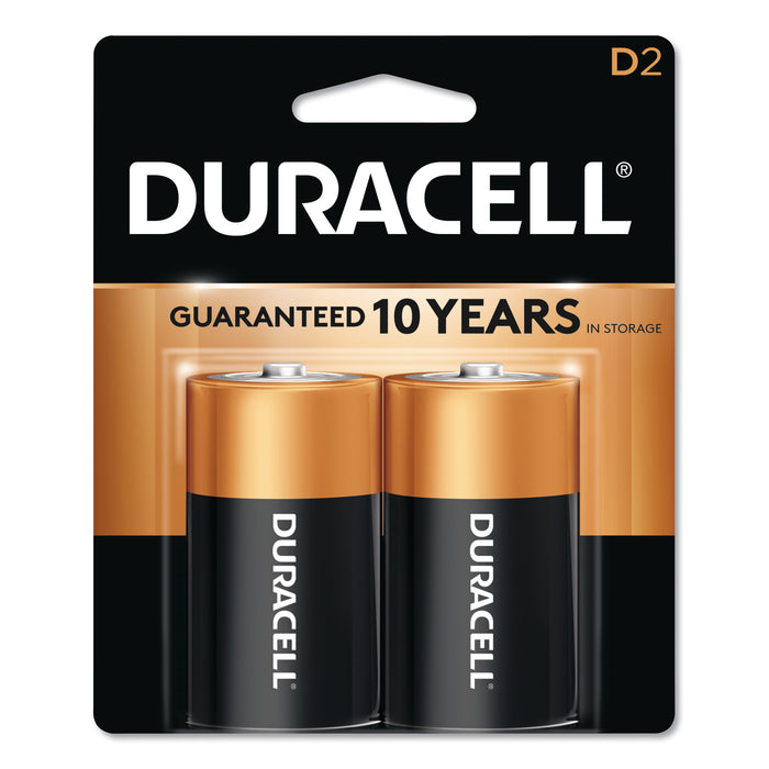 CopperTop Alkaline D Batteries, 2/Pack