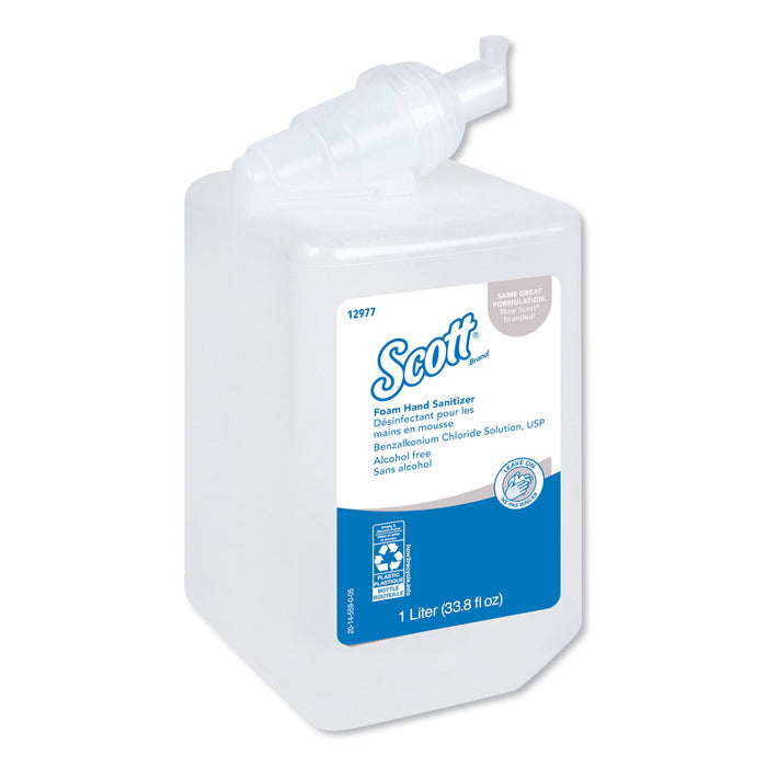Essential Alcohol-Free Foam Hand Sanitizer, 1,000 ml, Clear, 6/Carton