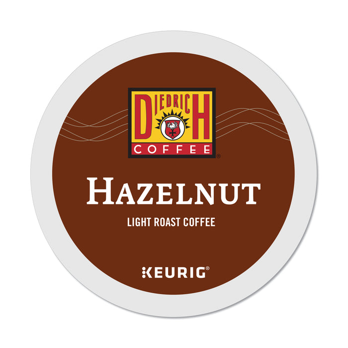 Hazelnut K-Cup Pods, Hazelnut, 0.31 oz, K-Cup, 24/Box