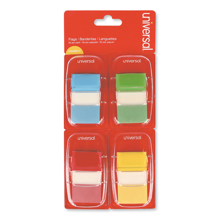 Deluxe Pop-Up Page Flags, 1" x 1 3/4", Assorted Colors, 50/Pack