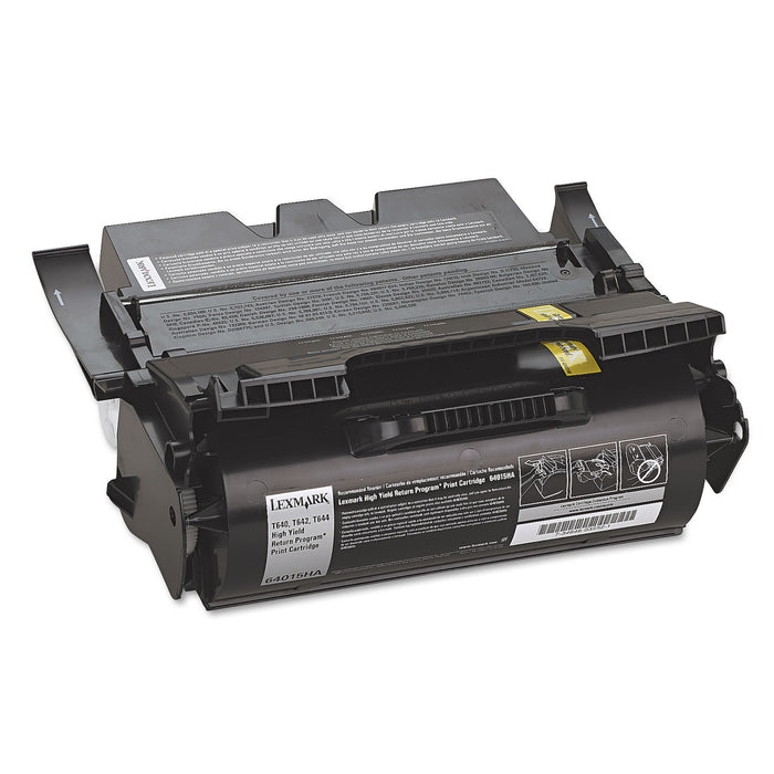64015HA Return Program High-Yield Toner, 21000 Page-Yield, Black