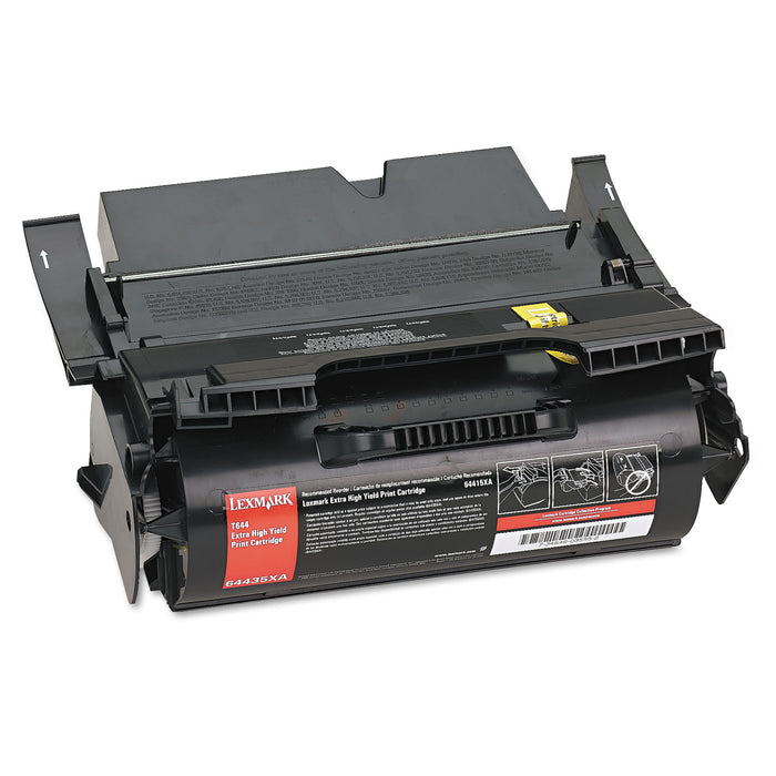64435XA (T644) Extra High-Yield Toner, 32000 Page-Yield, Black