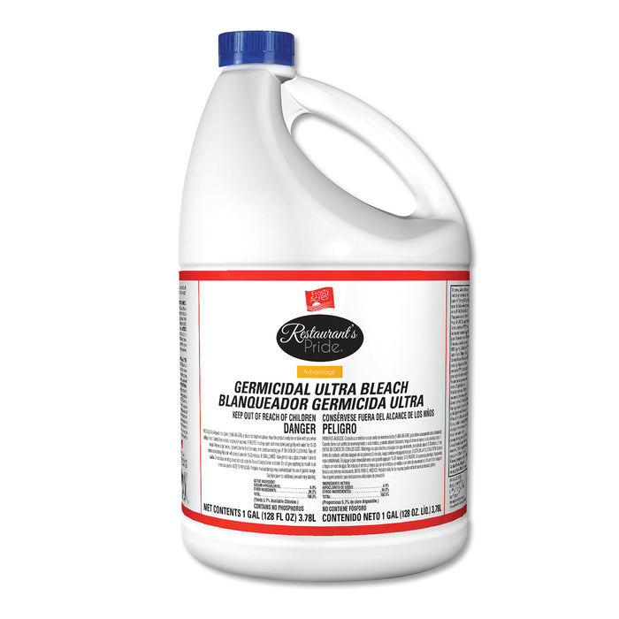 Ultra Germicidal Bleach, 1 Gallon Bottle, 6/carton — One Source Supply