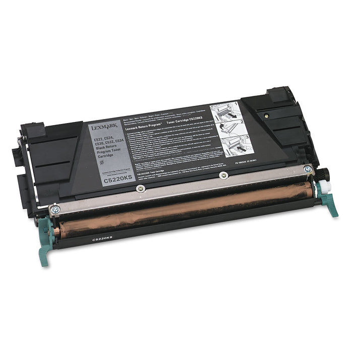 C5220KS Return Program Toner, 4000 Page-Yield, Black