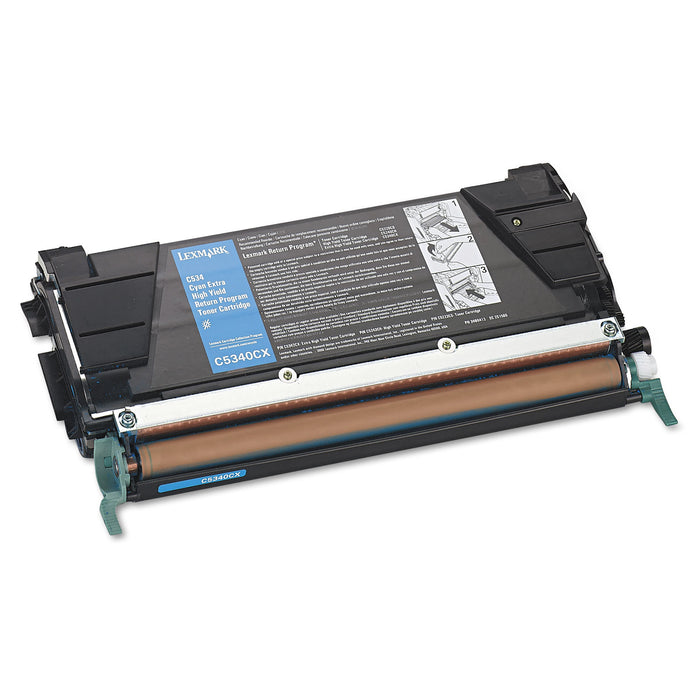 C5340CX Return Program Extra High-Yield Toner, 7000 Page-Yield, Cyan