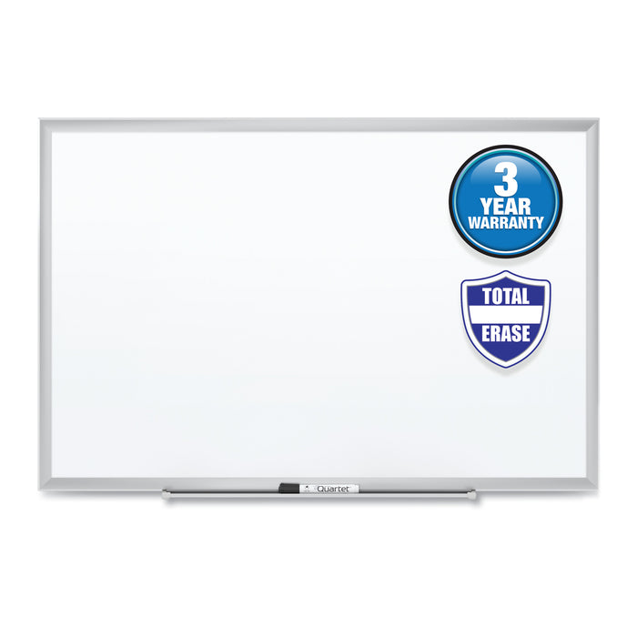 Classic Series Total Erase Dry Erase Board, 24 x 18, Silver Aluminum Frame