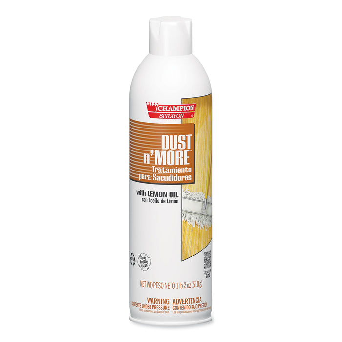 Champion Sprayon Dust Mop Treatment, Lemon, 18 oz Aerosol, 12/Carton