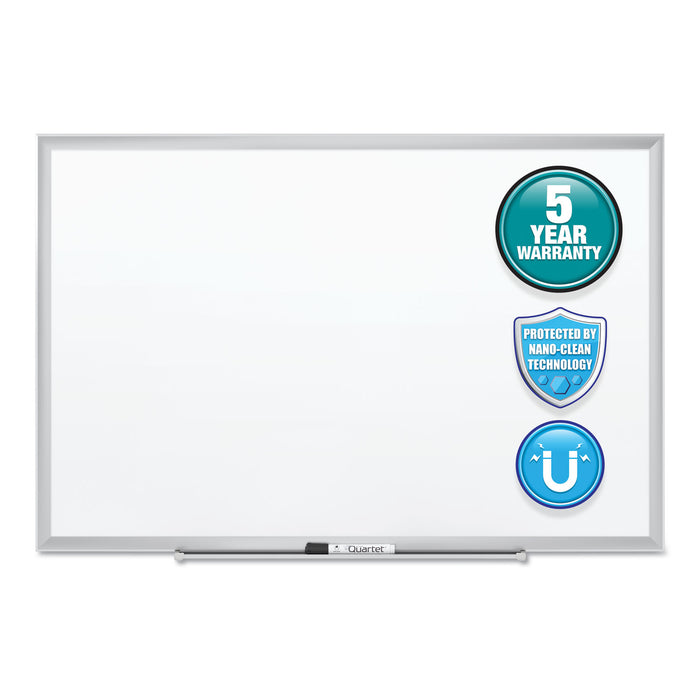 Classic Series Nano-Clean Dry Erase Board, 72 x 48, Silver Frame