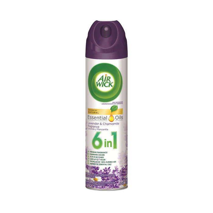 Aerosol Air Freshener, Lavender & Chamomile, 8 oz, 12/Carton