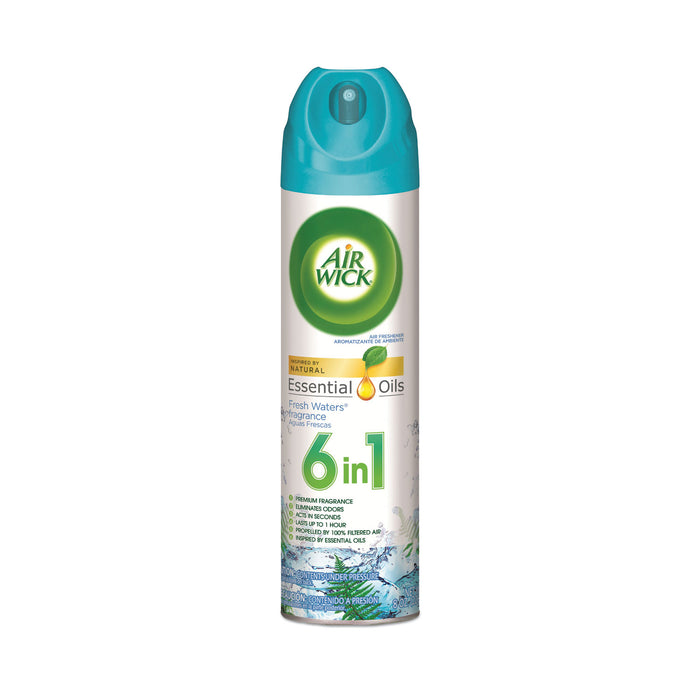 Aerosol Air Freshener, Fresh Waters, 8 oz Can