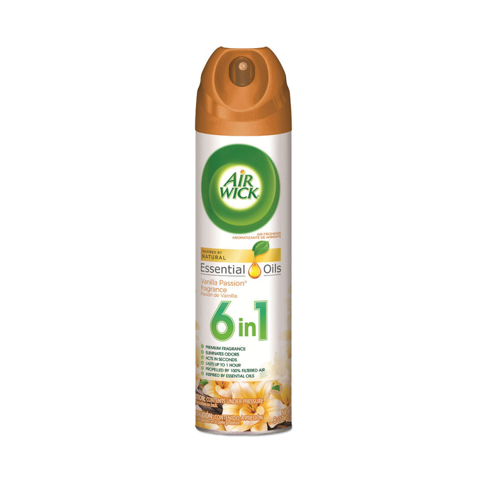 Aerosol Air Freshener, Vanilla Indulgence, 8 oz Aerosol, 12/Carton