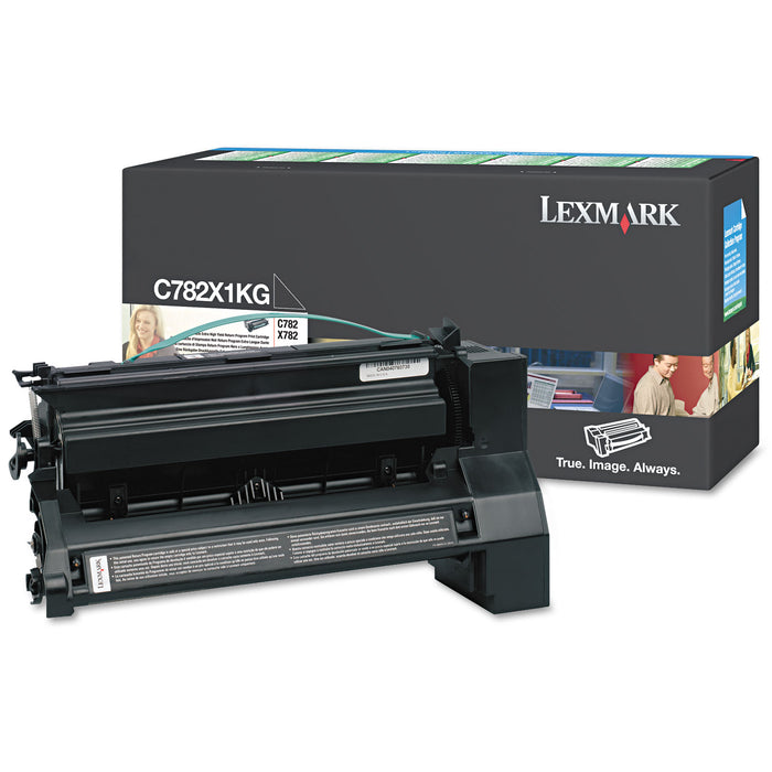 C782X1KG Extra High-Yield Toner, 15000 Page-Yield, Black