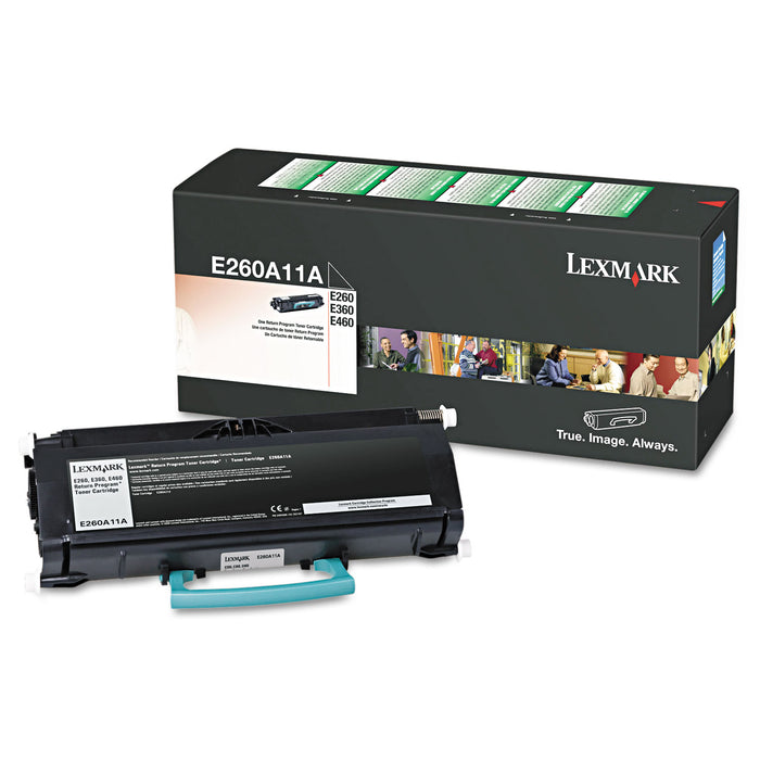 E260A11A Return Program Toner, 3500 Page-Yield, Black