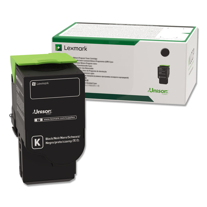 78C1UK0 Return Program Toner, 10500 Page-Yield, Black