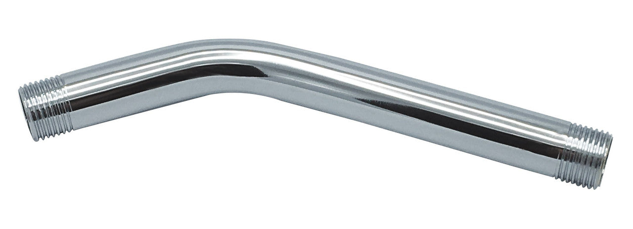 1/2" X 8" Chrome-Plated 45 Degree Shower Arm