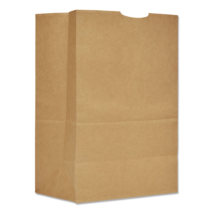 Grocery Paper Bags, 75 lbs Capacity, 1/6 BBL, 12"w x 7"d x 17"h, Kraft, 400 Bags