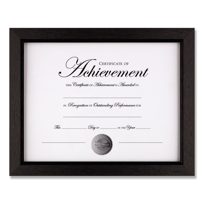 Basics Texture Frame with Two-Way Easel, 8.5 x 11, Black