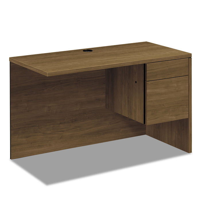 10500 Series Return Shell for Desk Shell, Right, 48w x 24d x 29 1/2h, Pinnacle