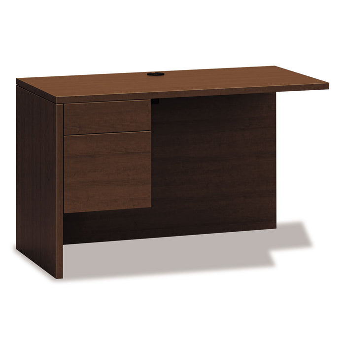 10500 Series Return Shell for Desk Shell, Left, 48 x 24 x 29 1/2, Shaker Cherry