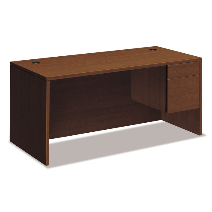10500 Series Large "L" or "U" Right 3/4 Height Pedestal Desk, 66w x 30d x 29.5h, Shaker Cherry