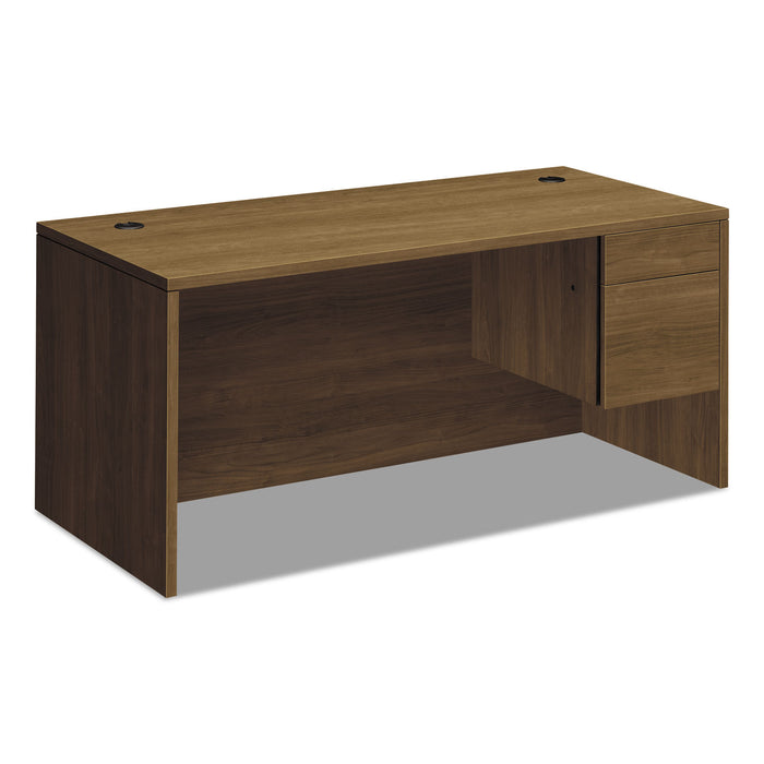 10500 Series Large "L" or "U" Right 3/4 Height Pedestal Desk, 66w x 30d x 29.5h, Pinnacle