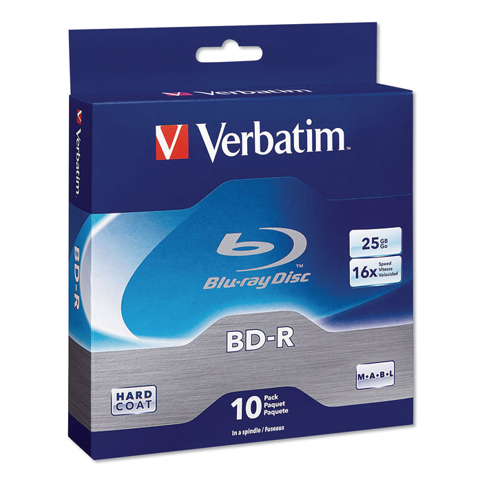 BD-R Blu-Ray Disc, 25GB, 16x, 10/Pk