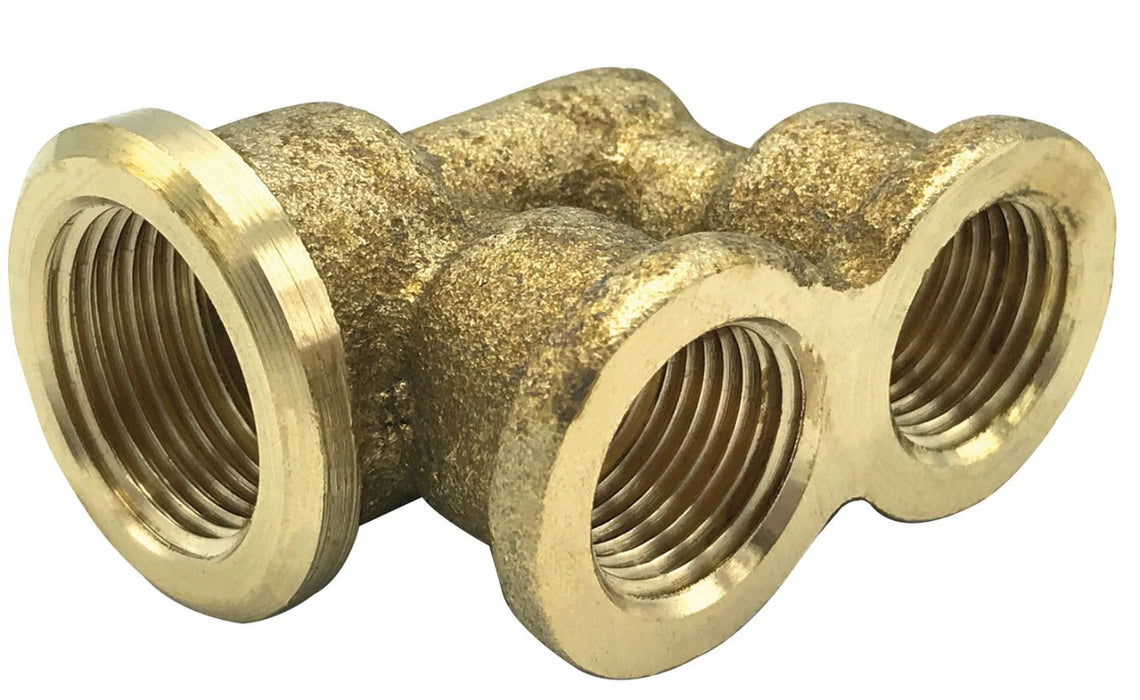 Brass Twin Ell For Diverter Spout