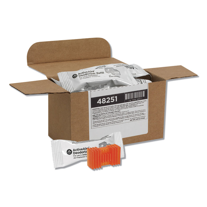 ActiveAire Automated Freshener Dispenser Refill, Sunscape Mango, 12/Carton