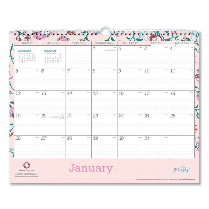Breast Cancer Awareness Wall Calendar, 15 x 12, 2021