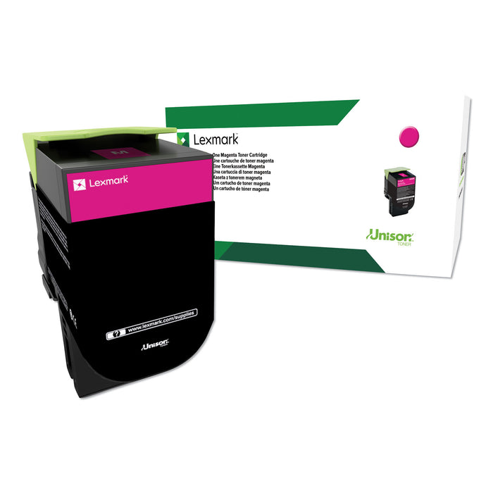 80C1HM0 Return Program High-Yield Toner, 3000 Page-Yield, Magenta
