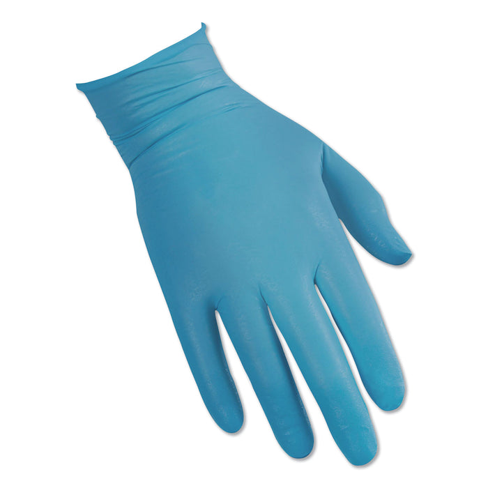G10 Flex Blue Nitrile Gloves, Blue, 9.5", Medium, 100/Box