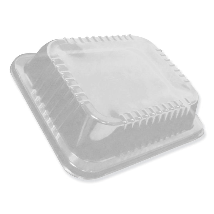 Dome Lids for 10 1/2 x 12 5/8 Oblong Containers, High Dome, 100/Carton