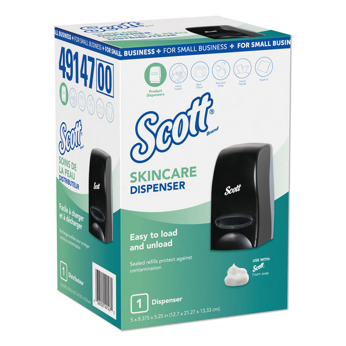 Essential Manual Skin Care Dispenser, 1000 mL, 5.43" x 4.85" x 8.36", For Small Business, Black