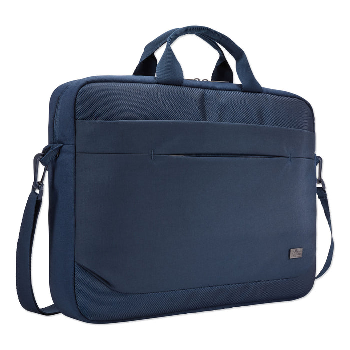 Advantage Laptop Attache, For 15.6" Laptops, 16.1 x 2.8 x 13.8, Dark Blue