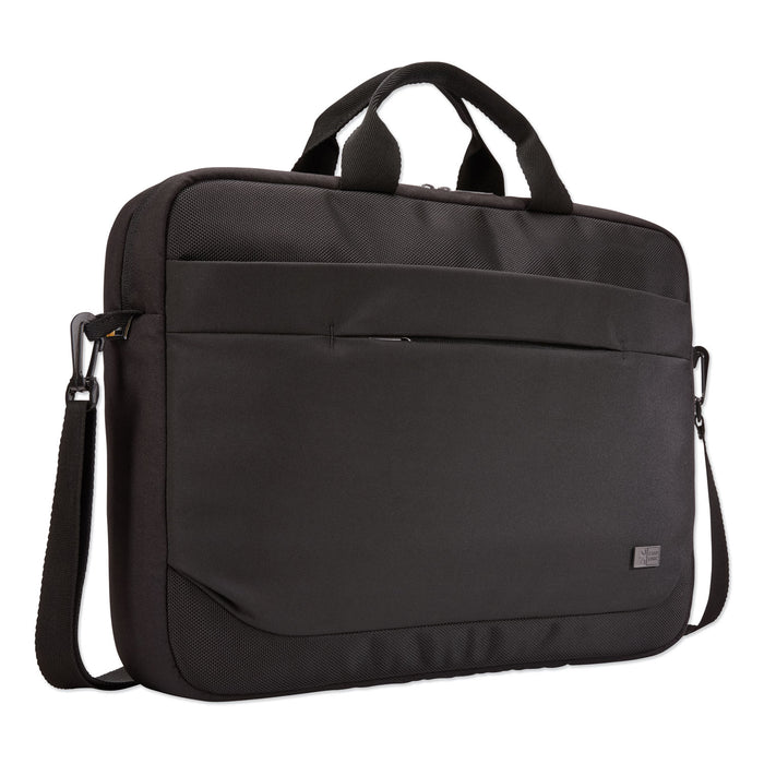 Advantage Laptop Attache, For 15.6" Laptops, 16.1 x 2.8 x 13.8, Black