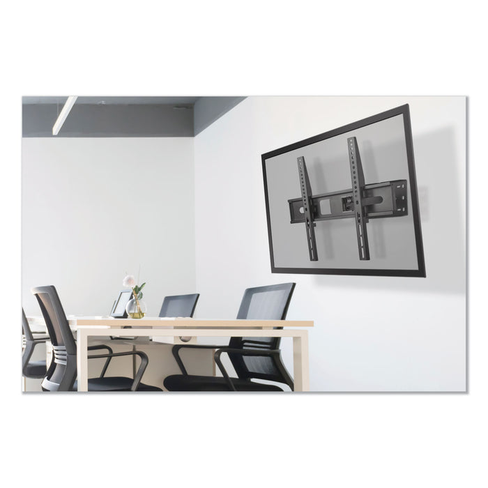 Full-Motion TV Wall Mount for Monitors 32" to 55", 0.75w x 0.5d x 1.63h