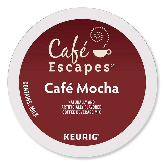 Café Escapes Mocha K-Cups, 24/Box