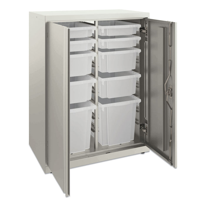 Flagship Storage Cabinet with 4 Small, 4 Medium and 2 Large Bins, 30 x 18 x 39.13, Loft