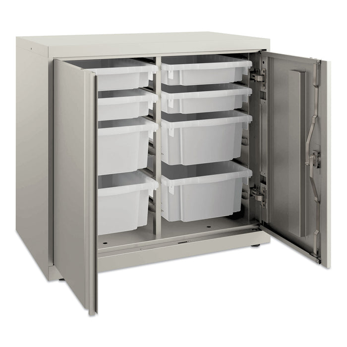 Flagship Storage Cabinet with 4 Small and 4 Medium Bins, 30 x 18 x 28, Loft