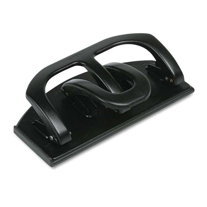 20-Sheet DUO Heavy-Duty Two- and Three-Hole Punches, 9/32" Holes, Black