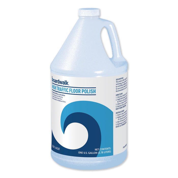 High Traffic Floor Polish, 1 gal Bottle, 4/Carton
