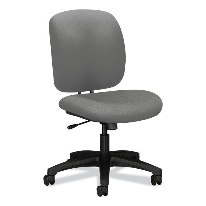 ComforTask Task Chair with Tilt Lock/Tilt Tension, Supports up to 300 lbs, Frost Seat, Frost Back, Black Base